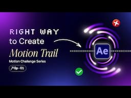 Motion Challenge Day - 1 | Become Better Motion Designer - After Effects Tutorial by Motion Rex