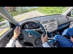 2004 Honda Civic Hybrid - Buying a MINT 48mpg Commuter with 93hp (POV Drive)