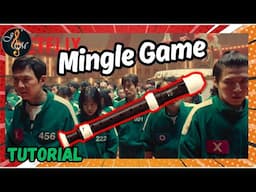 Como tocar MINGLE GAME- Squid Game 2- Flauta dulce tutorial fácil
