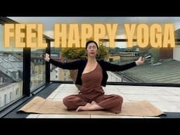 11-Min Happy Yoga Flow: Gentle Stretches to Release Tension & Emotions