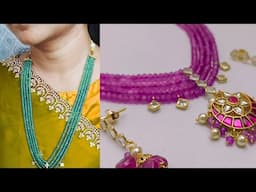 Handmade Jadau kundan jewellery