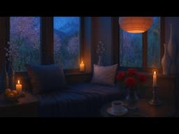 8 HOURS Light Rain Sounds on Window | Gentle Rain for Sleeping Problems, Insomnia