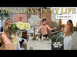 busy days in my life: hosting at my apartment, stagecoach prep, fun surprises
