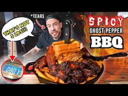 SET UP TO FAIL!? THIS “5LB” CHALLENGE WAS 8LBS & GHOST PEPPER WINGS HAD ME CRYING!