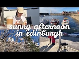 Sunny afternoon wander in Edinburgh | Scotland in spring