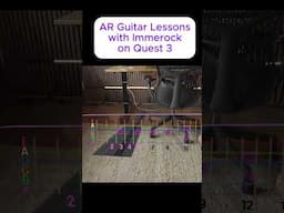 #augmentedreality guitar lessons on #quest3 with Immerock