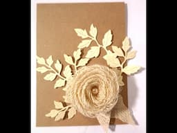Making Flowers with Jute Cord