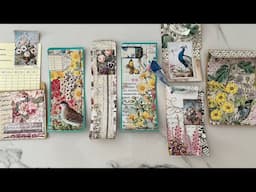 Craft with me #whatsinmybox 2025| Random ephemera making session EP 23