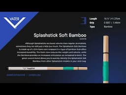 Vater Tip Sound - Splashstick Soft Bamboo
