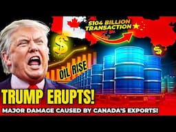 Trump Slams Canada for Sending $104B in Oil to China While U.S. Gas Prices Climb!