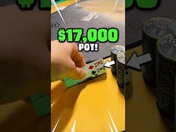 $17,000 POT with KINGS 🤯 #poker #shorts