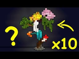 10 Builders vs. 10 Minecraft Custom Trees