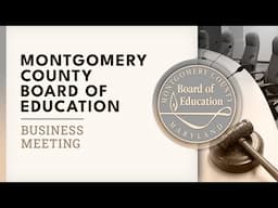 Board of Education - Board Business Meeting - 6/10/25