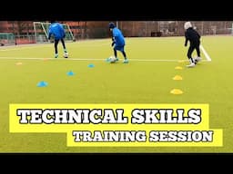 Technical Skills Soccer/Football Training Session with Berlin Talents 🔥⚽️