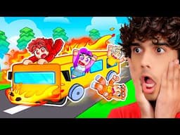 Sliding EVERYTHING Down a Hill in Roblox!
