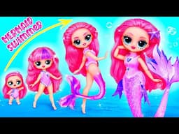 Mermaid Girl Growing Up! Swimmer DIYs & LOL OMG Crafts