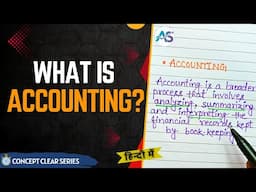 What Is Accounting? | Explained With Example In 4 Minutes | In Hindi