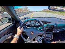 2005 Porsche 911 Turbo S Manual - Minty Fresh 996 Still Fast Today (POV Binaural Audio)