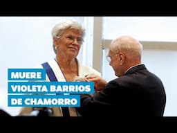 Fallece Violeta Barrios de Chamorro, la primera mujer presidenta de Nicaragua