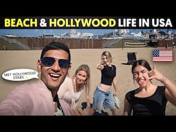 Meeting Hollywood Celebrities & Models in Los Angeles, California 🇺🇸 | Luxury Beach life of America