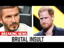 DAVID BECKHAM INSULTS Harry Uninvited Appearance At Trooping The Colour