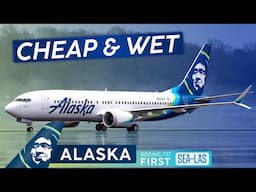 Affordable or Cheap? · ALASKA AIRLINES 737 Max First Class  🇺🇸 Seattle to Las Vegas《 The US Series 》