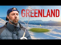 Arctic Golf Course with Icebergs and Boulders
