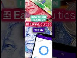 How Much I Made on Tax Free Savings Account | EasyEquities Investing for Beginners