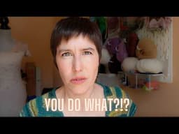 What I do and don't care about - Knitting teacher edition!