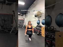 A reminder that this is what strong can look like! #midsize #workout #fitnessjourney