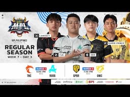 🔴 REBROADCAST | MPL PH S15 | ENGLISH - Week 7 Day 3