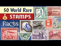 Most Valuable Stamps Review For Stamp Lover - Part 4 | 50 Rare Philately