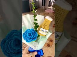 Ramitos eternos para Papá.. 🍺🌺 #crochet #flowers #diadelpadre #handmade