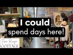 Thrifting Vintage Treasures for a Cozy Dream Home~Shop with me at the Flea Market!