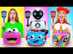 Me vs Grandma Cooking Challenge with a Robot | Tasty Kitchen Hacks by Multi DO Smile