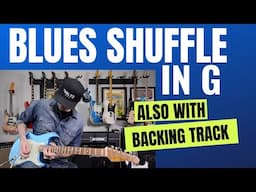 BLUES SHUFFLE IN G - ALSO PLAY ALONG WITH BACKING TRACK