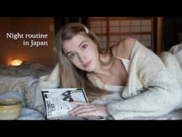 Night Routine of a German Girl living in Japan | self-care & peaceful moments 🍵