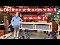 Unboxing a 130-year-old ship bought in American Antique Auction!