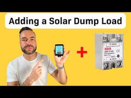 Solar Dump Load - Heat Water When Batteries are Full