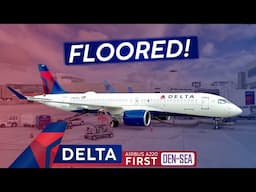 Floored! (and Grounded) · DELTA AIRLINES A220 First Class  🇺🇸 Denver to Seattle《 The US Series 》
