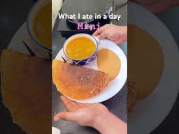 What I ate in a day 🥞🎀 #minivlog #dosarecipe #food #shorts