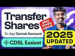 [⚠️ 2025] Transfer Shares to any Account in Just 10 Minutes! | Demat to Demat CDSL Stock Transfer