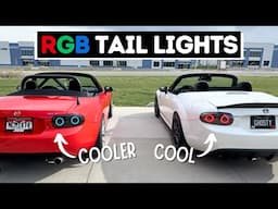 Installing RGB taillights in a Miata! Not as cheesy as we thought...