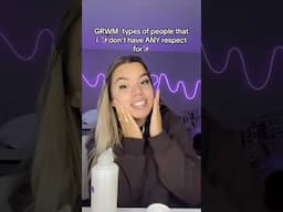 types of people that i ✨don’t have any respect for✨ #grwm #rant #shorts