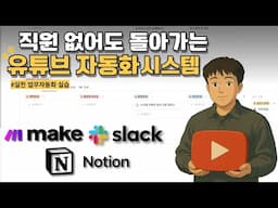 유튜브 자동화｜실제로 쓰고 있는 자동화 운영 루틴 대공개 ｜노션 + 메이크 + 슬랙