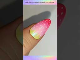 Full vid on channel ✨️ Strawberry Nails Pt5 #missjosnailco #nailart #strawberrynails #summernails