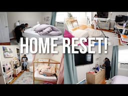 RESET MY HOME WITH ME! My Honest Cleaning Routine When Life Gets Too Busy