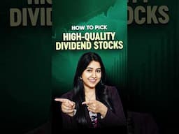 How to Choose the Best Dividend Stocks for Passive Income #shorts
