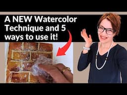 A NEW Technique for Watercolor Painting (it's beginner friendly too!)