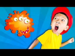 Bad Germs, Go Away! 🦠 Fun Kids Songs & Nursery Rhymes 🎶